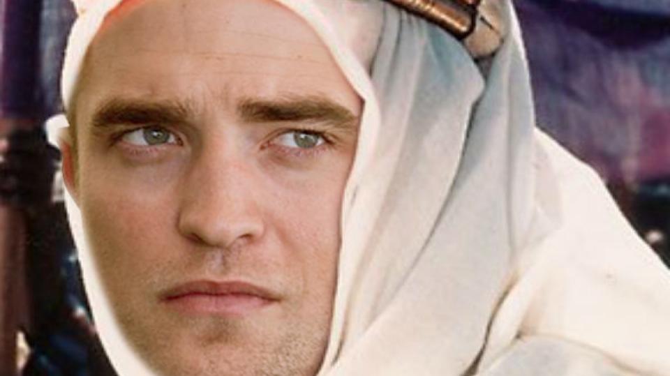 Robert Pattinson jako Lawrence z Arábie